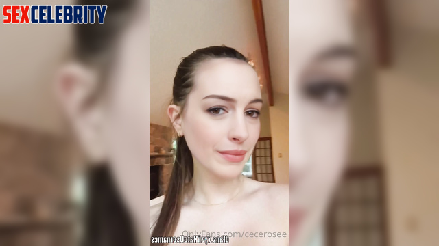Anne Hathaway loves to walk around naked - real fakes