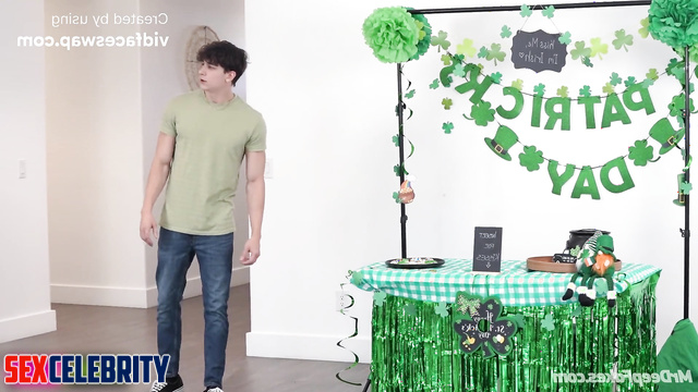 Emma Watson AI gets not only kisses but also a dick in her pussy on St. Patrick's Day