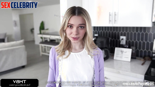 Foreign neighbor offered her a good time - Emma Myers in deepfake video