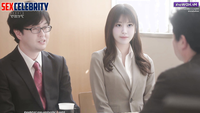 Business negotiations did not go according to plan, fake Sakura 사쿠라 아이즈원