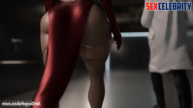 Busty slut Scarlett Johansson cums so many times with monster (animated adult video)