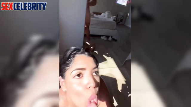 AI Pamela Silva Conde hungry blowjob and facial