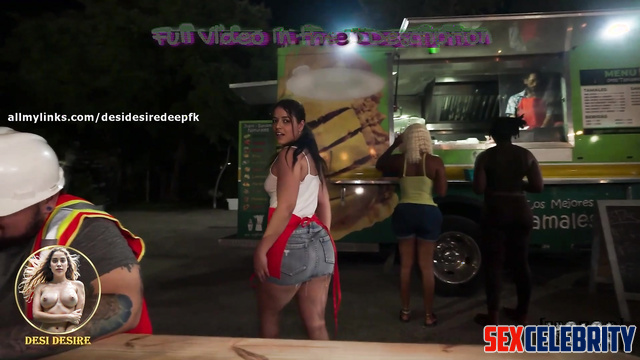 Face swap Michelle Rodriguez - Taco Food Truck