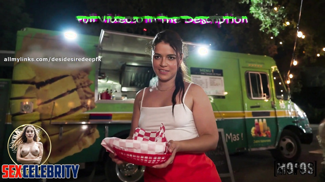 Face swap Michelle Rodriguez - Taco Food Truck