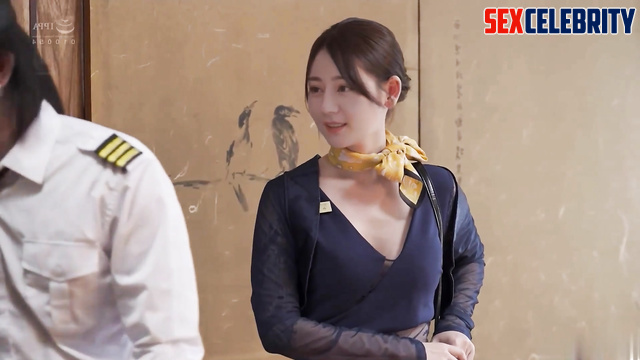 She took off her uniform to fuck with he, fake Dilireba 迪丽热巴 迪力木拉提 網紅