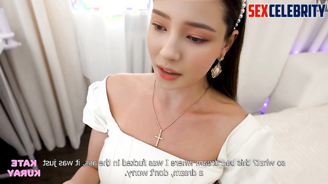 Look how obedient she is in bed, Nancy (낸시 모모랜드) fake celebrity porn