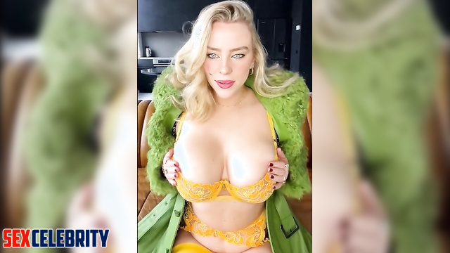 Sexy teacher Billie Eilish face swap gives you jerk off instructions