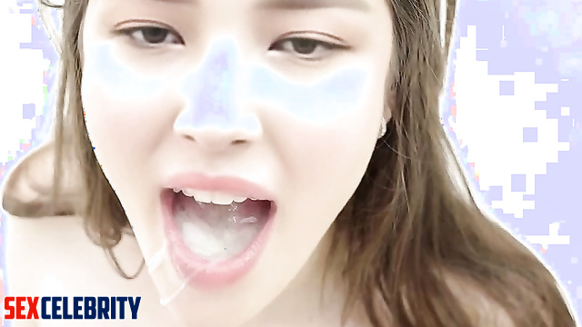 Pov ai scenes with Nancy (낸시 모모랜드) and her cumed mouth