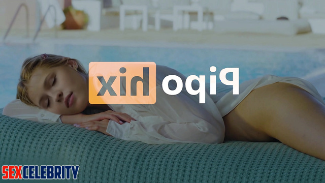 Horny teen making blowjob near the pool - Jordyn Jones in pov sex scenes