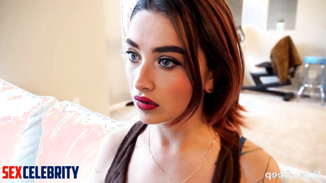 Naked lady under hypnosis is going to make footjob, Sabrina Carpenter ai