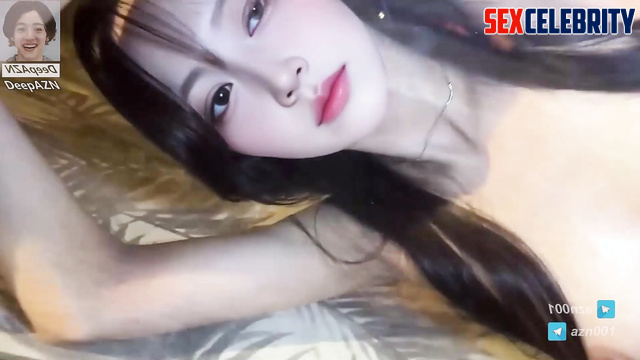 Fake NMIXX Haewon Sucking a small Korean dick 해원 엔믹스