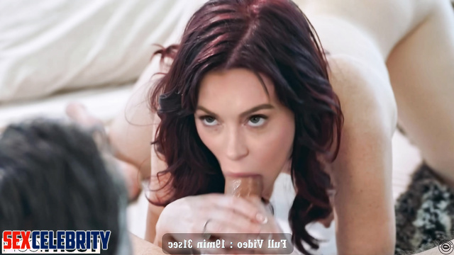 Husband oiled her asshole generously (Lindsay Lohan in deepfake video)