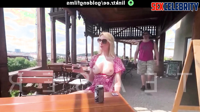 AI Maria Sharapova - Public Nudity Challenge: Blonde Beauty Bares it All