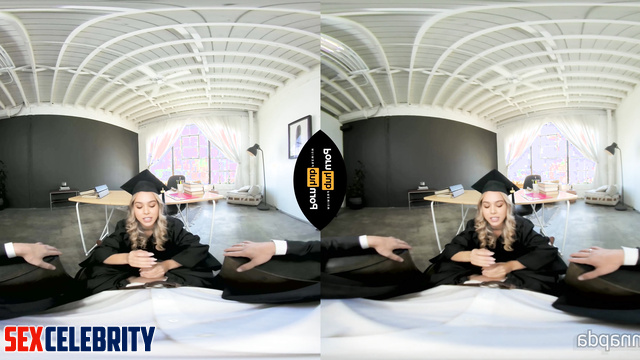 Graduate Hailee Steinfeld fake POV VR celebrates graduation with hot sex