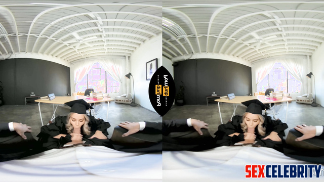 Graduate Hailee Steinfeld fake POV VR celebrates graduation with hot sex