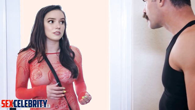 Mature male with a mustache made her awesome feelings, Anya Taylor-Joy ai