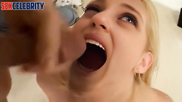 Fakeapp, Shauna Rae got a lot of cum in her mouth and swallowed it