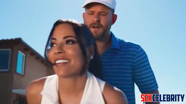 AI Jackie Guerrido gets golf lessons squirting and anal