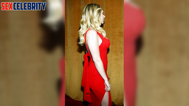 Deepfake Scarlett Johansson in a red dress