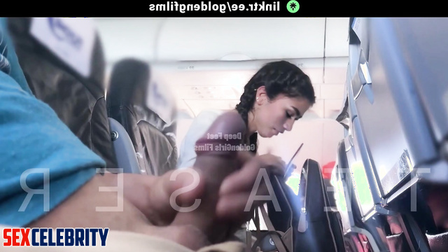 Real Fake Zendaya - Stranger's 2-Min Cumshot After Cock Flash on Plane