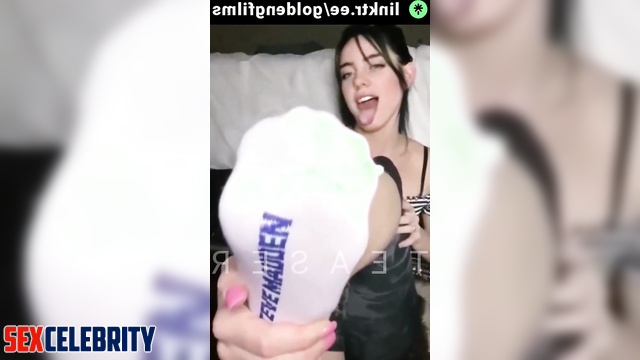 Face Swap Billie Eilish - Peeling Off my Socks… Then Worshipping my Own Feet