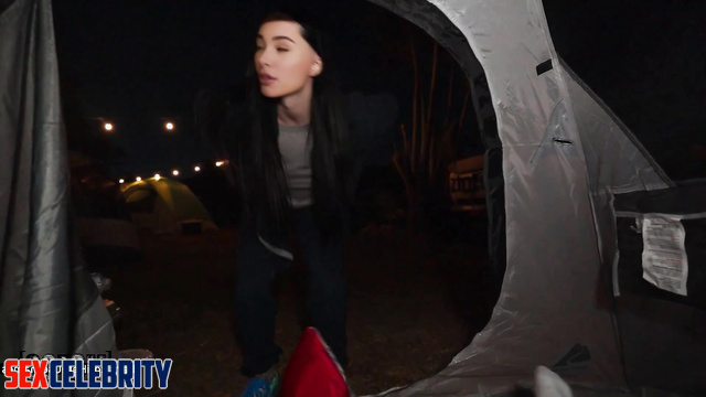 A.I. / Outdoor camping POV fuck with sexy brunette Madison Beer
