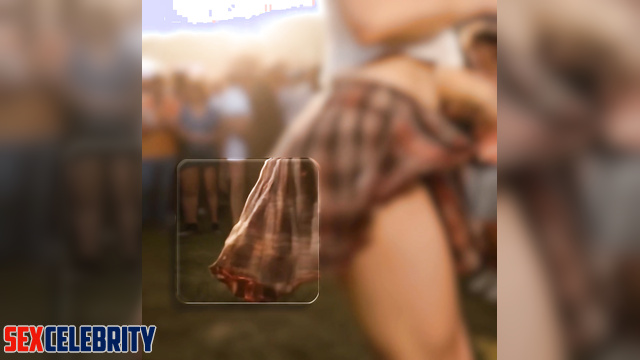 Sophia Lillis gets horny at the outdoor music festival (Fake Porn)