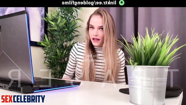 Barbara Palvin - Caught Staring at My Feet (Pantyhose Secretary Footjob) - A.I.