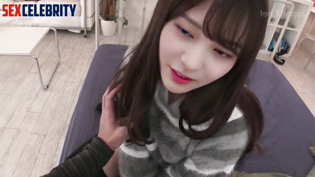 김민주 아이즈원 she asked him to warm her up - Minju hot celebrity sex