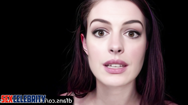 Babe really needs you big balls - Anne Hathaway solo sex scene