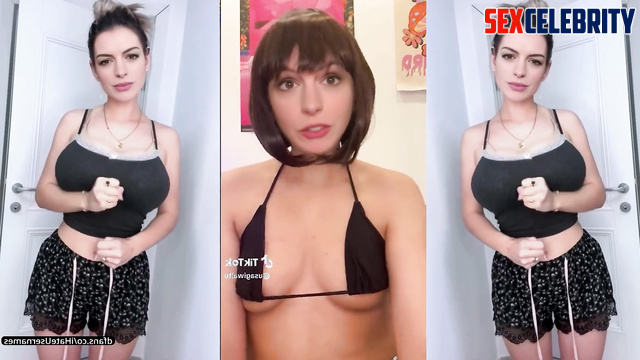 Anne Hathaway gave you her best porn compilation, enjoy