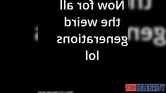 Alison Brie has her big boobs covered in cum - real fakes