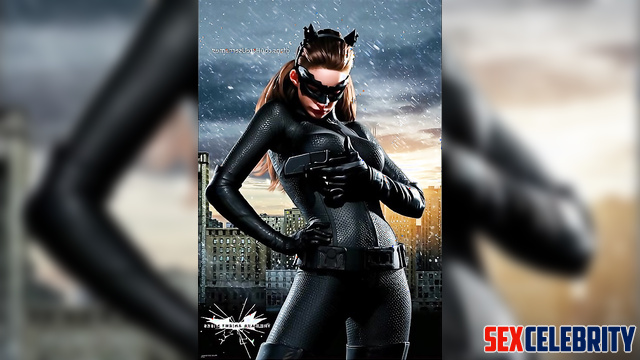 Catwoman with the most beautiful tits ever - Anne Hathaway fakeapp