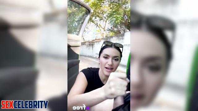 Hot AI Latina Penelope Menchaca having sex in the parking lot